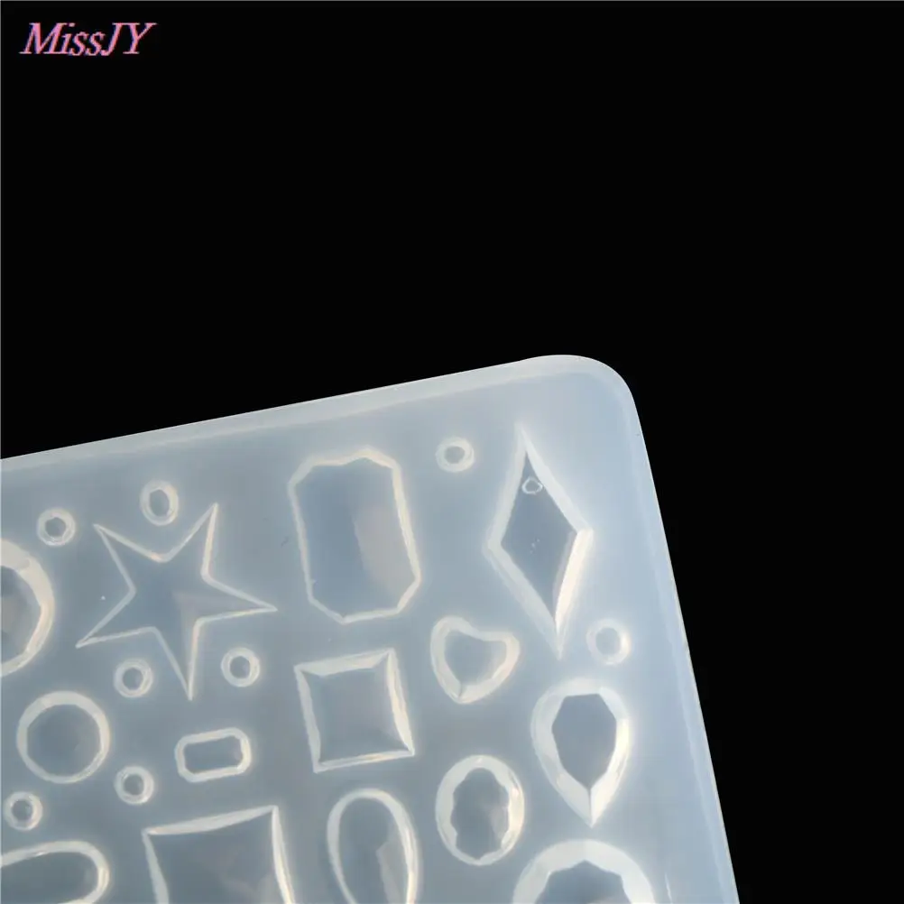 Heart/round/star/moon DIY Epoxy Chocolate Resin Mould Jewelry Making Silicone Mold | Украшения и аксессуары