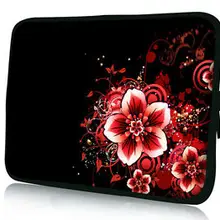 Red Flower Laptop Sleeve Bag 11.6 12 13.3 14 15.6 17 Laptop Bag Case For Macbook Dell HP Asus Acer Lenovo Notebook Sleeve Cover
