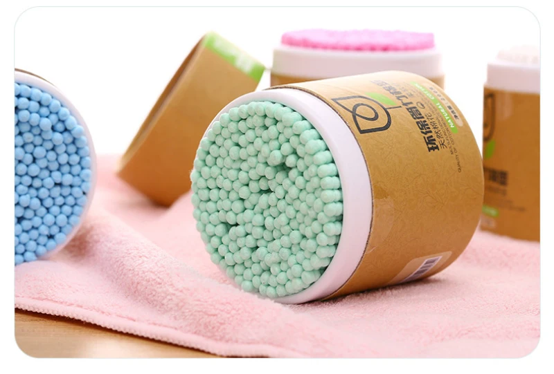 200 шт./кор. древесины ватные тампоны уши и набором инструментов для чистки зубная