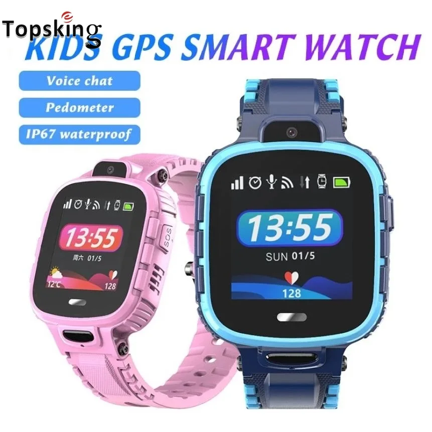 

GPS Smart Watch Kids IP67 Waterproof SOS Tracker Anti-lost Smartwatch Baby 2G GPS Wifi Location Kids Clock Q12 S9 PK Q50 Q90