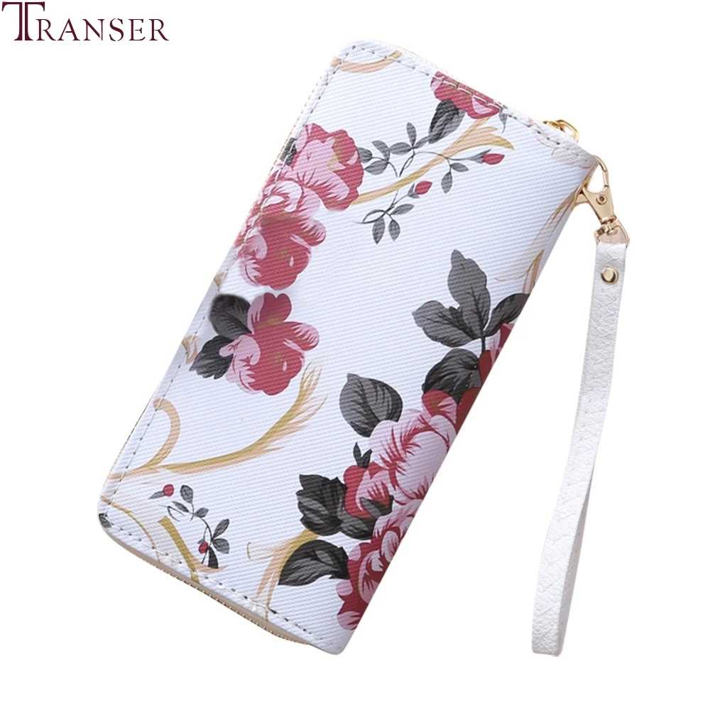 Transer для женщин кошельки с застежкой молнией карман телефона портмоне