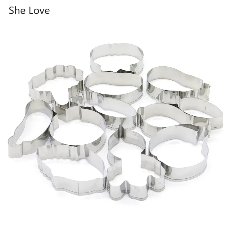 12 шт./лот овощерообразные формы из нержавеющей стали полимерная глина режущие