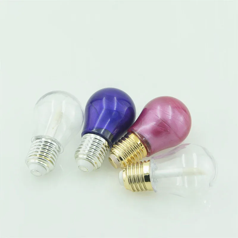 

200pcs 6ML Light Bulb Shaped Lipgloss Tubes, Small Funny Empty Lips Gloss Bottles, DIY Refillable Cosmetics Lipstick Containers
