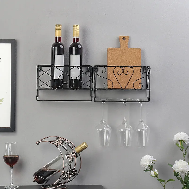 Полка для Винных Бокалов настенная подвесная полка хранения вещей подставка