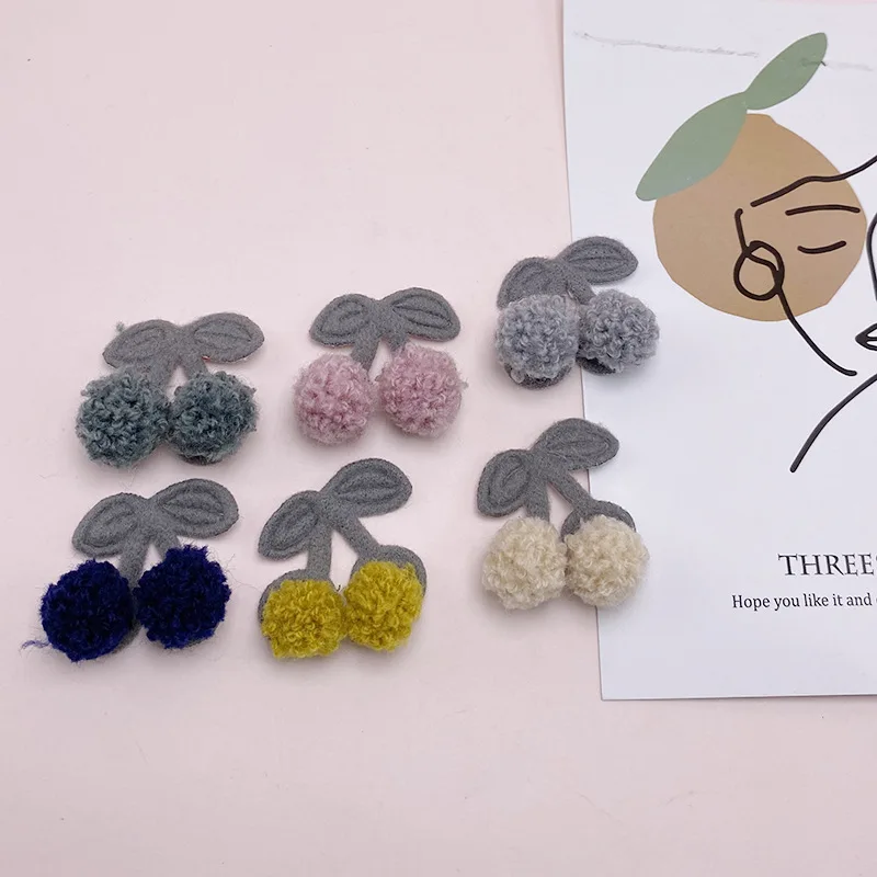 Diy Mesh Ball Cherry For Children Headwear Hair Clip Accessories And Garment Accessories