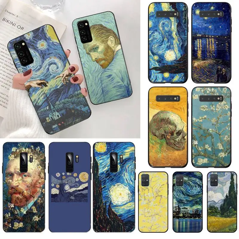 

Vincent Van Gogh Paintings Starry Night Phone Case for Samsung S20 plus Ultra S6 S7 edge S8 S9 plus S10 5G lite 2020