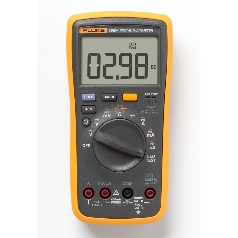 Цифровой мультиметр FLUKE 15B + 17B 18B измеритель температуры емкости сопротивления