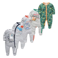 2020 baby sleepwear rompers cartoon infant baby clothes long sleeve pajamas toddler jumpsuits baby boy overalls