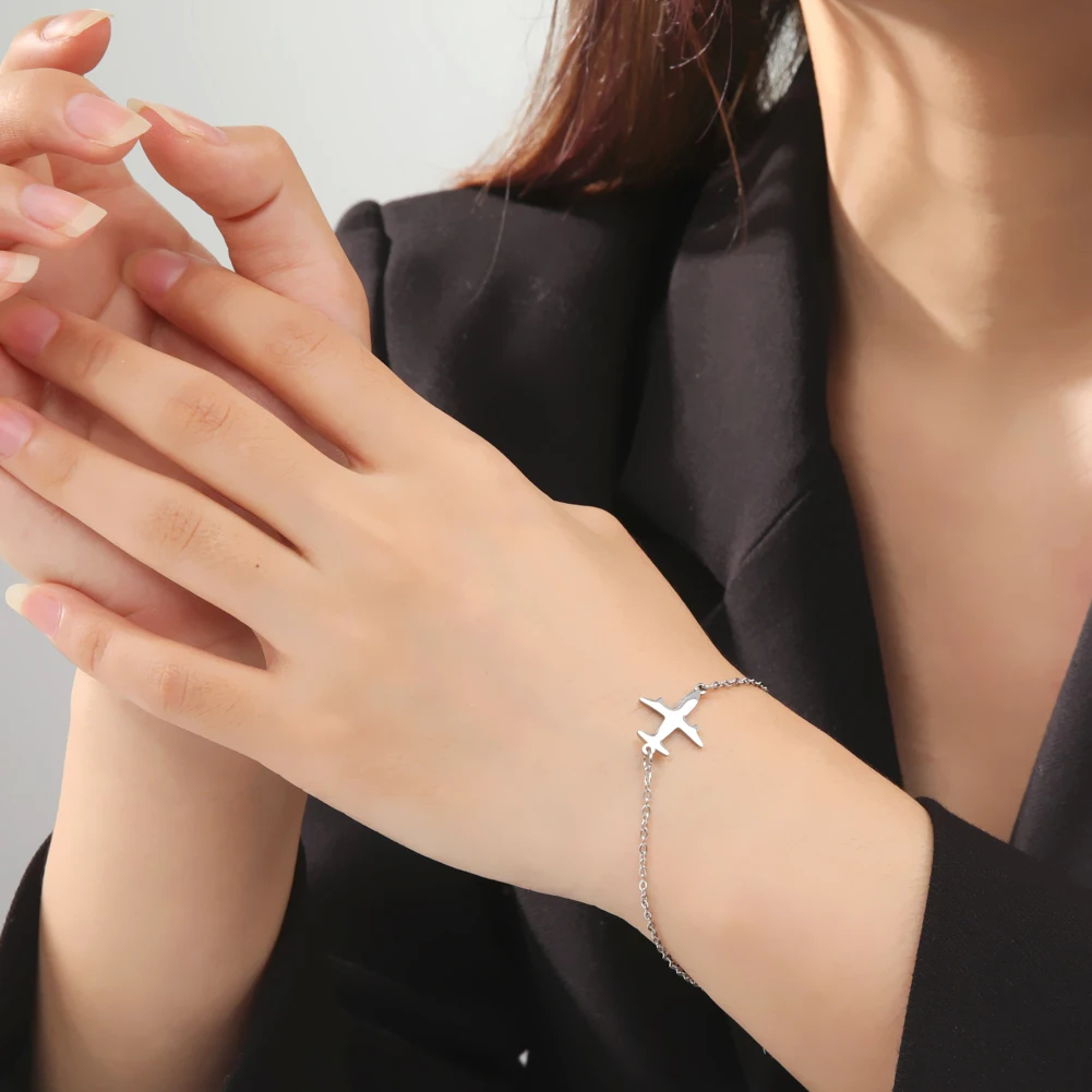 Skyrim самолет браслет из нержавеющей стали Регулируемая цепь браслеты на руку Pulsera