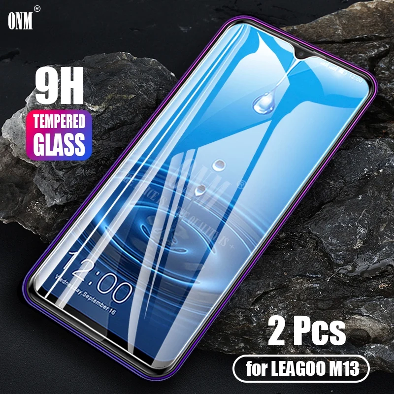2 шт закаленное стекло для LEAGOO M13 протектор экрана 2.5D 9H Премиум Закаленное