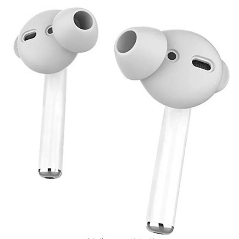 3 пары+ 1 крышка амбушюры чехол для наушников для iphone-Airpods силиконовые наушники-вкладыши анти-осыпание безболезненные наушники крышка для-Airpod