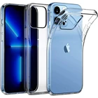 Ультратонкий Прозрачный чехол для iPhone 11, 12, 13 Pro Max, XS Max, XR, X, мягкий силиконовый чехол из ТПУ для iPhone 6, 7, 8 Plus, 13, задняя крышка, чехол для телефона