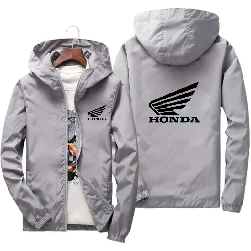

Honda Motor 2021 New Men's And Women's Raincoats Waterproof Sunscreen Anti-Ultraviolet Windbreaker With Pockets Men's Sportswear