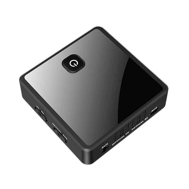 

Bluetooth 5 Transmitter Receiver o Stereo Music for Fm TV PC Car 3.5MM Aux Jack Multipoint Wireless Adapter