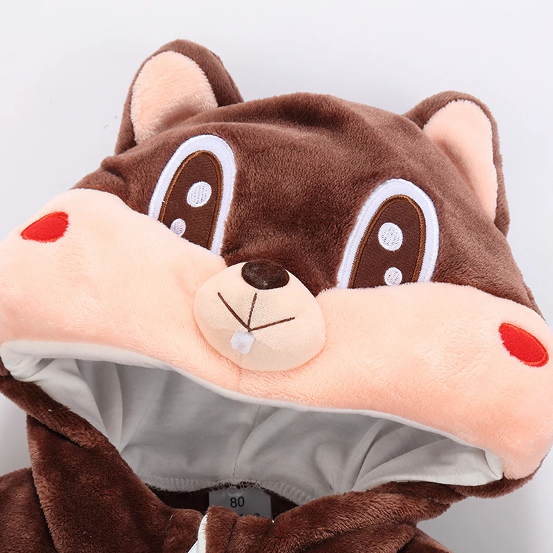 

New Baby Kid Cartoon Black Penguin Rompers For Boy Girl Winter Animal Costume Pajamas Infant Babe Thick Sleepwear Outfit Clothes