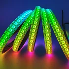 Светодиодная RGB-лента WS2815, 12 В постоянного тока (WS2812B WS2813 обновленная), индивидуально адресусветодиодный светодиодная водонепроницаемая лента с двойным сигналом