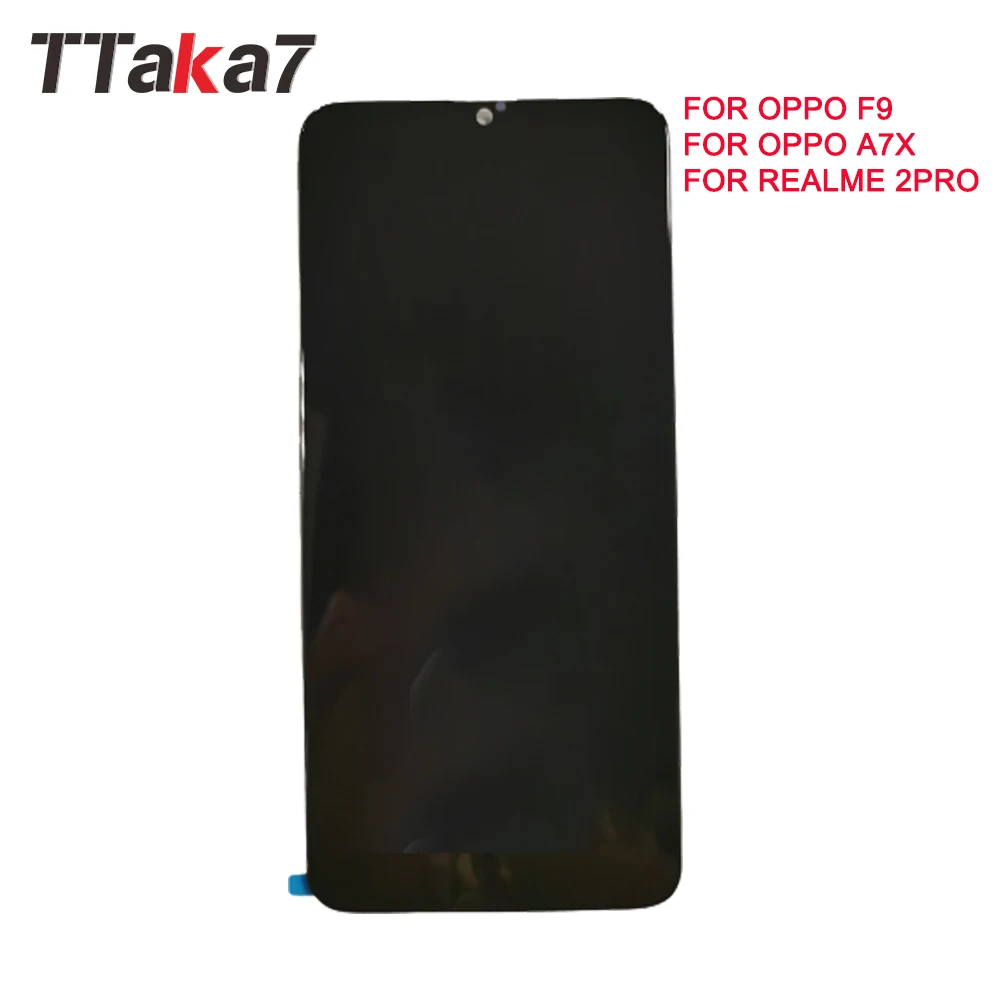 Для OPPO F9/OPPO A7X/Realme 2Pro Полный ЖК-дисплей кодирующий преобразователь сенсорного