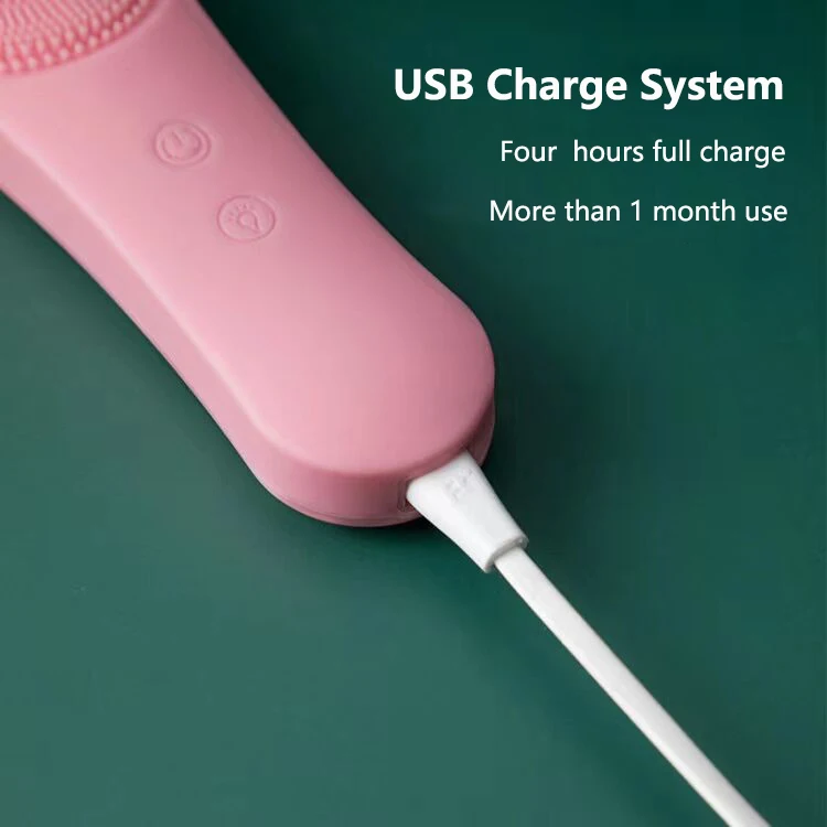 

Upgrade Version Facial Cleansing Brush Electric Silicone Sonic Face Brush Blackhead Remover Cleaner Deep Clean Waterproof Tool
