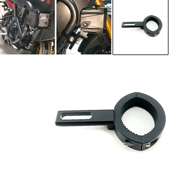 

2 Pcs Universal Motorcycle Headlight Mount Bracket Adjustable Head Light Lamp Holder Fork Clamp Mount,20-31mm & 50-60mm