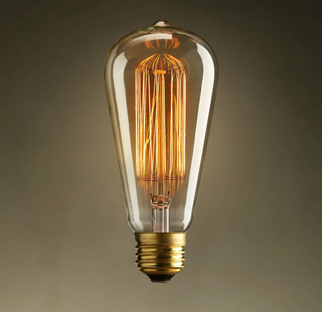 

Permo промышленные Оптовые Эдисона лампы накаливания антикварные винтажные ST64 лампы E27 фитинг лампы накаливания домашний декор