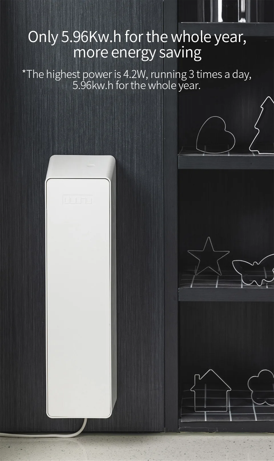 Xiaomi Youpin LIUSHU интеллектуальная стерилизация палочка для еды картридж настенный полка короб розетки столовые приборы и вилка стерилизатор