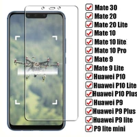 hd tempered glass for huawei mate 20 lite 10 30 p10 plus p9 lite mini mate20 mate10 mate20lite p9lite screen protector film
