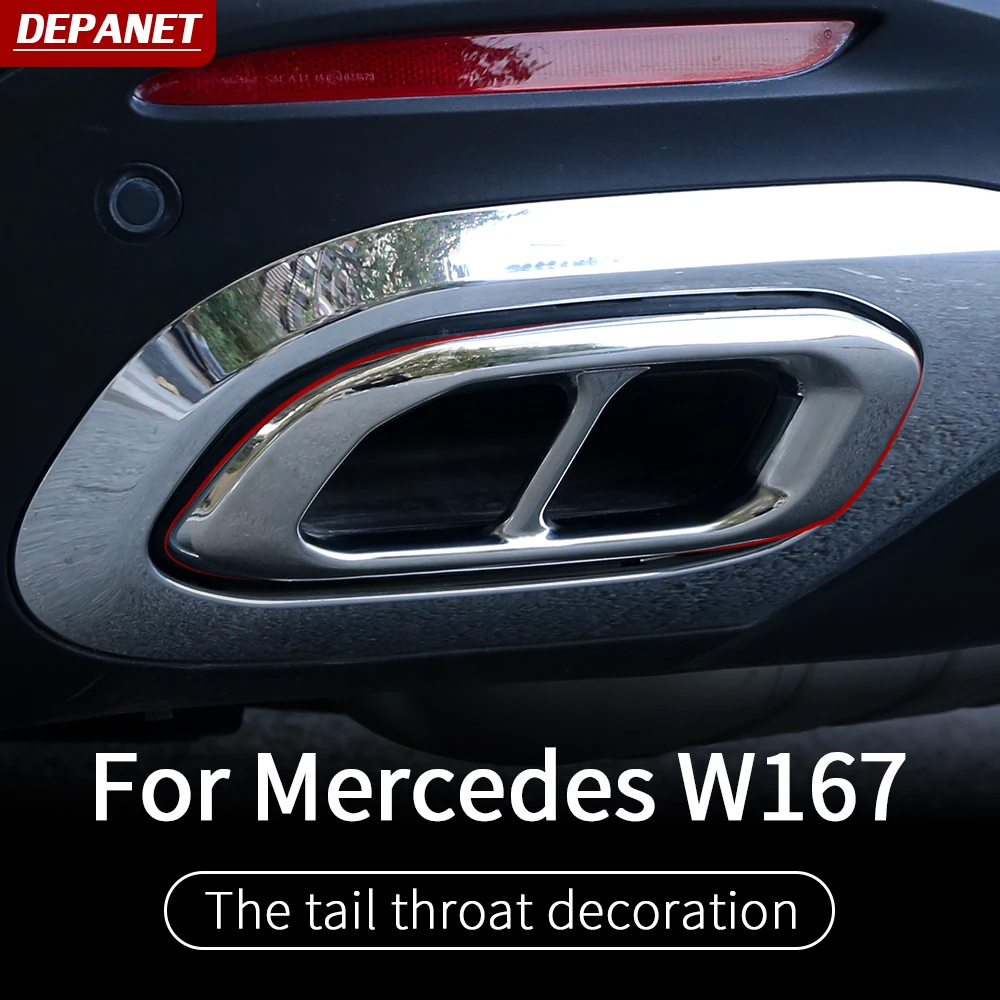 Отделка горловины для Mercedes gle w167 carbon 2020 350/amg 450 500e glc x254 аксессуары внешнего