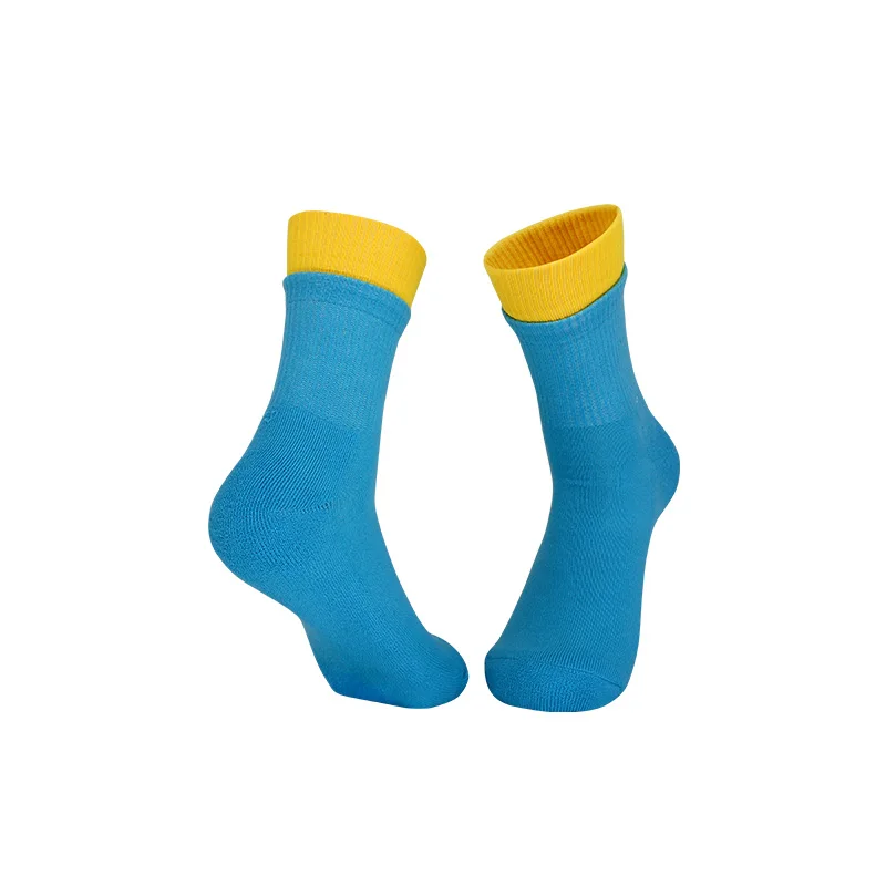 

winter new colour Socks barrel pure color elastic silk stockings female fashion absorb sweat sports socks