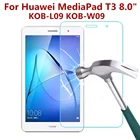 С уровнем твердости 9H закаленное стекло планшет пленка для Huawei Mediapad T3 8,0 дюймовым экраном Защитная KOB-L09 W09 пузырьков HD защитная пленка на стекло мобильного телефона