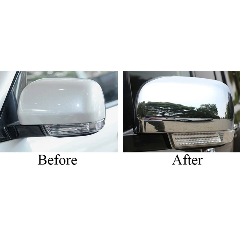 ABS хромированные боковые зеркальные декоративные Чехлы для Mitsubishi Pajero 2007