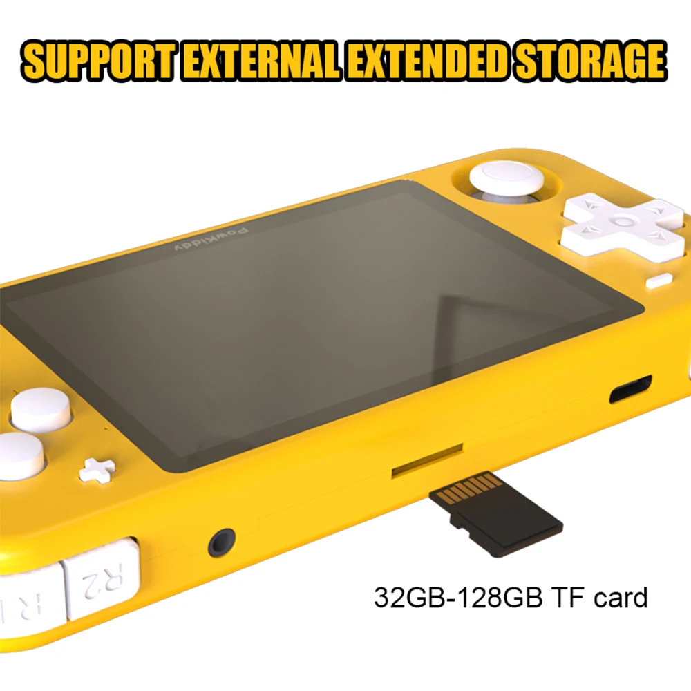 Powkiddy Ретро ручной RGB10/ RGB10 max IPS экран портативная игровая консоль RK3326 chip 3D rocker 64 Bit