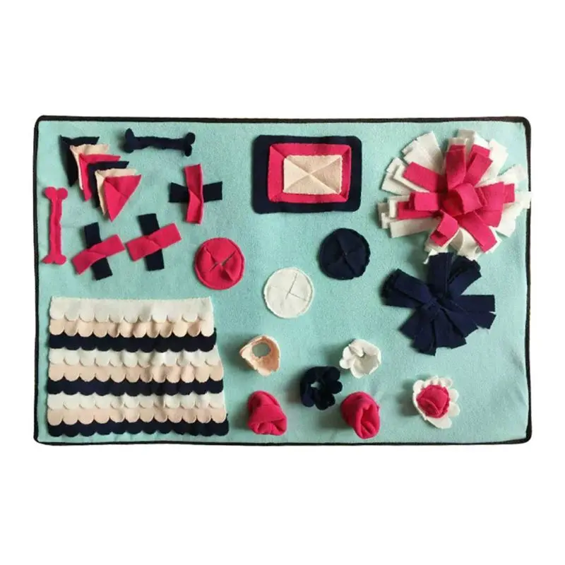 Собачий нюхательный коврик Тренировочный Коврик для носа кормления одеяло