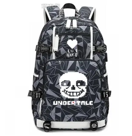 Рюкзак UNDERTALE Косплей Аниме Оксфорд сумка Школьный дорожные сумки
