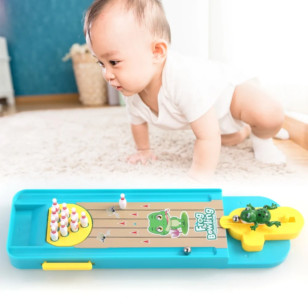 Мини настольный Боулинг игра игрушка смешная домашняя родитель ребенок
