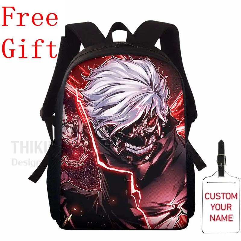 Аниме Рюкзак Tokyo Ghoul Kaneziki мультипликационный многоцелевой Повседневный школьный