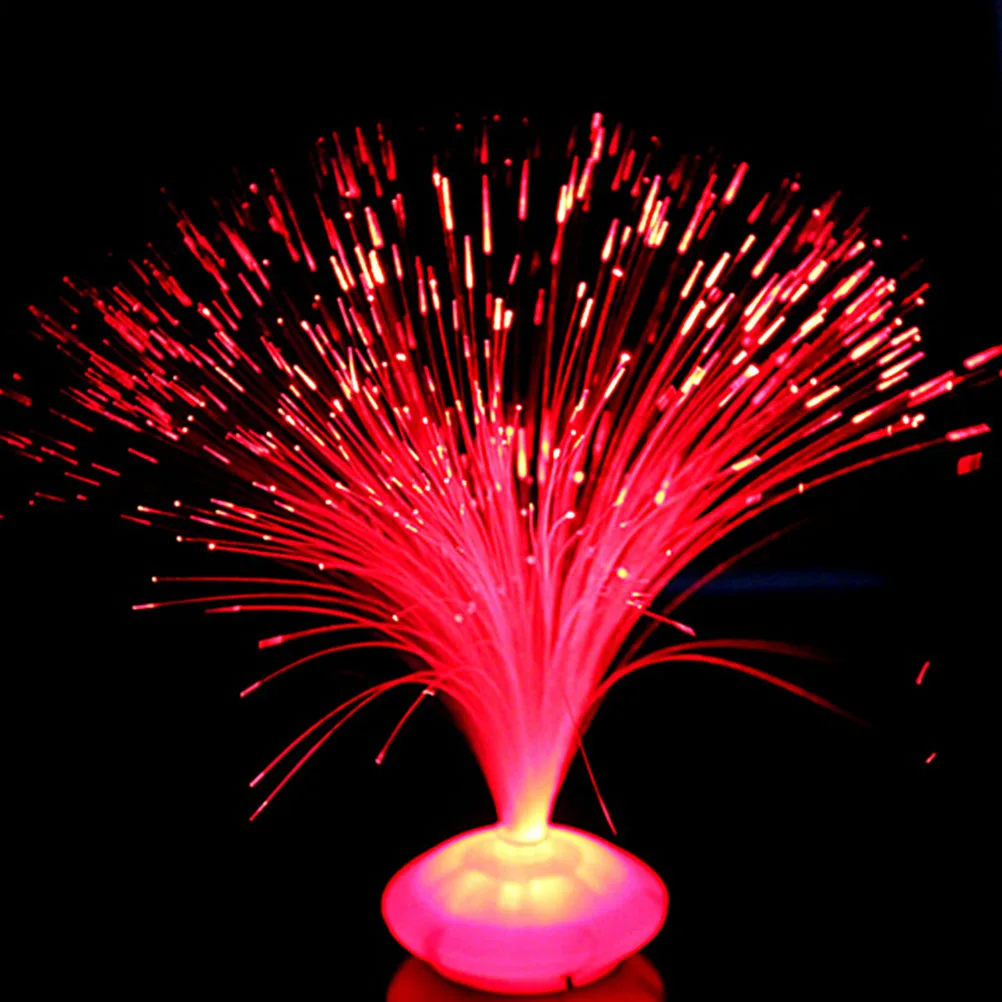 1PCS Beautiful small Color night light Romantic Changing LED Fiber Optic Nightlight Lamp Chrismas Party Home decoration | Лампы и