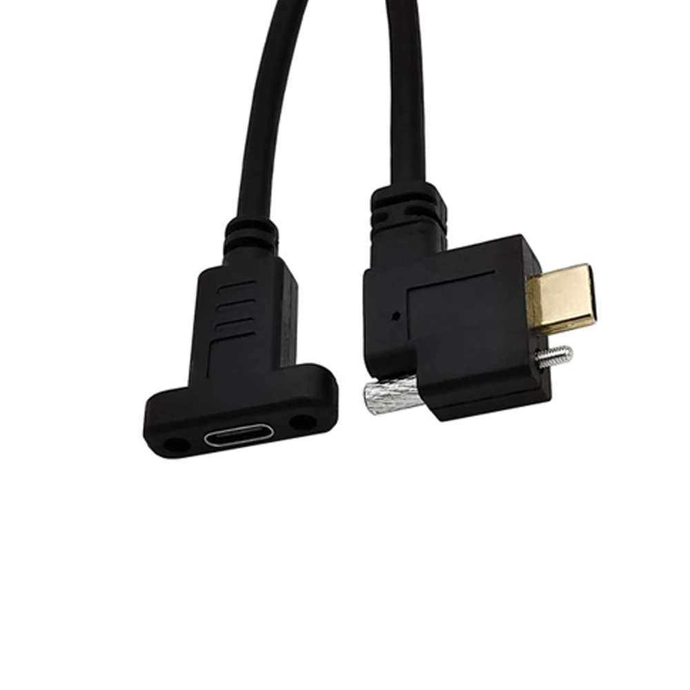 Боковой изгиб ремень крепежный винт 4K60hz позолоченный 16-core USB3.1 Тип-C мужчин и