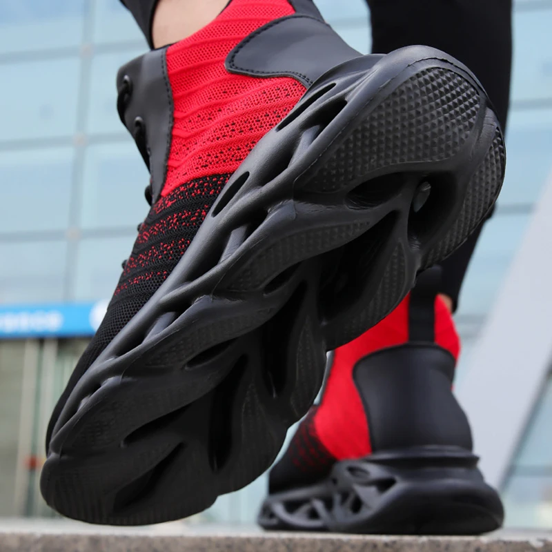 

Men Safety Work Shoes Breathable Light Steel Toe Work Boots Footwear Anti-smashing Men's Construction Casual Sneakers