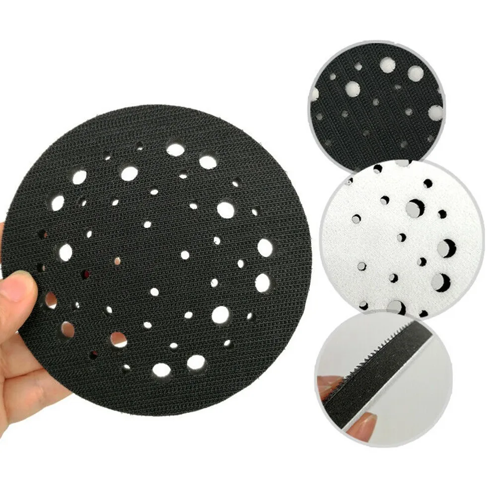 

Soft Interface Pad 125mm 1pc 44 Hole 5inch Durable For Sander Grinding High Quality