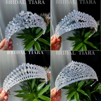 a363 european bridal headdress 3a zircon wedding hair accessories crystal bridal headwear princess crown rhinestone headband
