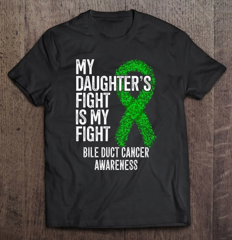 Моя дочь борьба это моя футболка для информирования о раке желчного канала