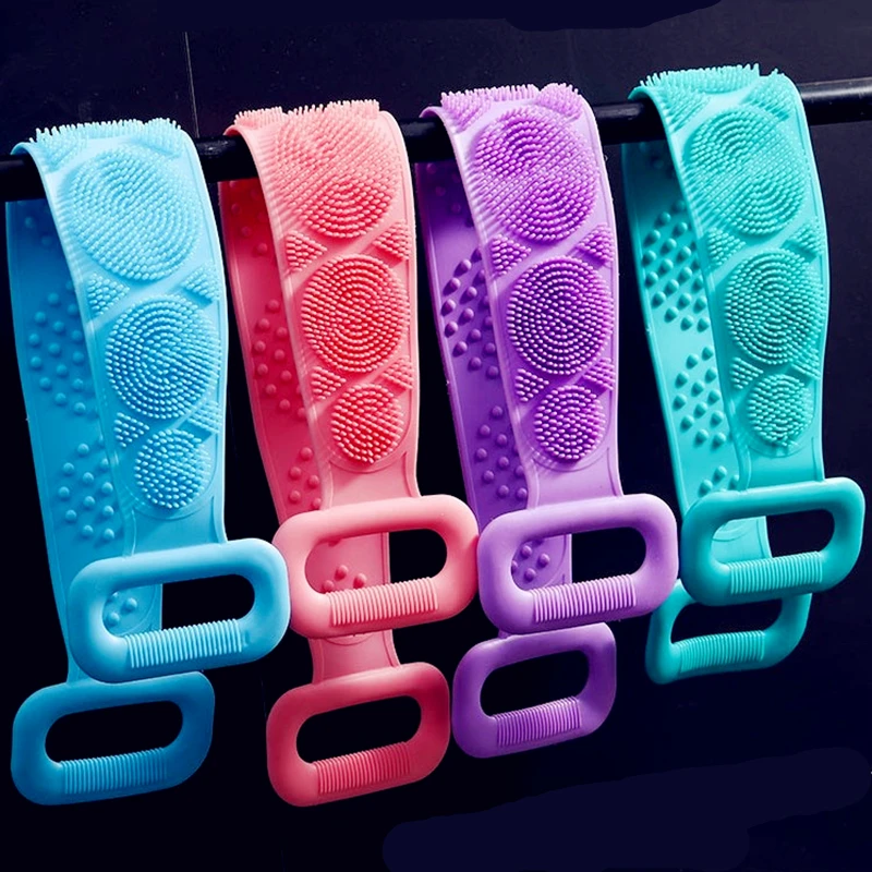 Магия силиконовые щетки банные полотенца натирания угревой сыпи черная грязь