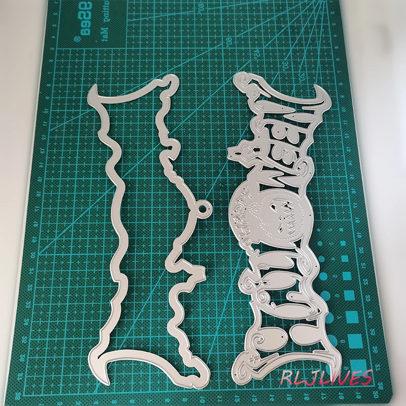 

Halloween Tag Metal Cutting Dies Stencils for DIY Scrapbooking Stamp album Decorative Embossing DIY Paper Cards