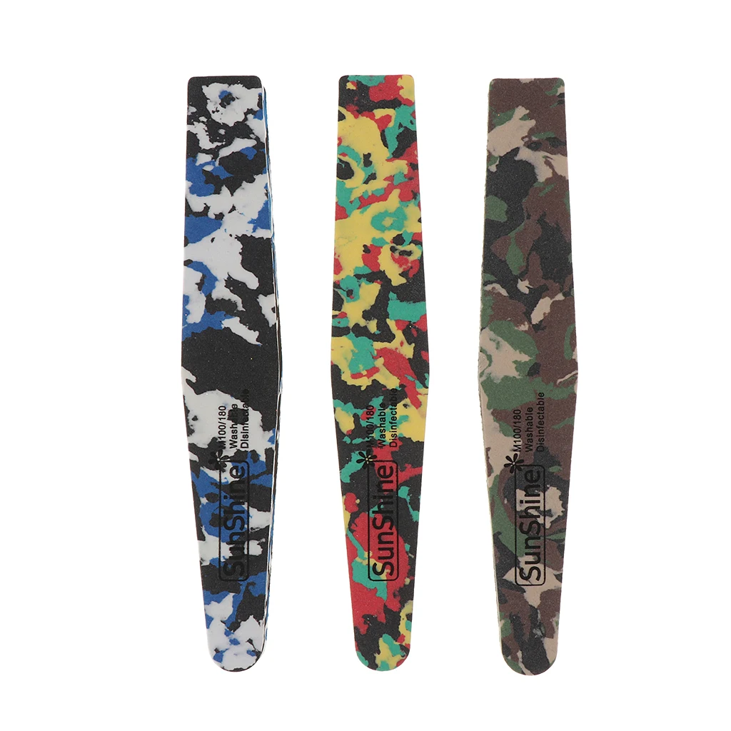 

Sponge Nail File, Nail Gel Polish Remover Pads, 3pcs Gel Nail Polish Remover