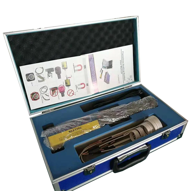 1000 Вт ручной высокочастотный индукционный беспламенный нагреватель 60 кГц с 8