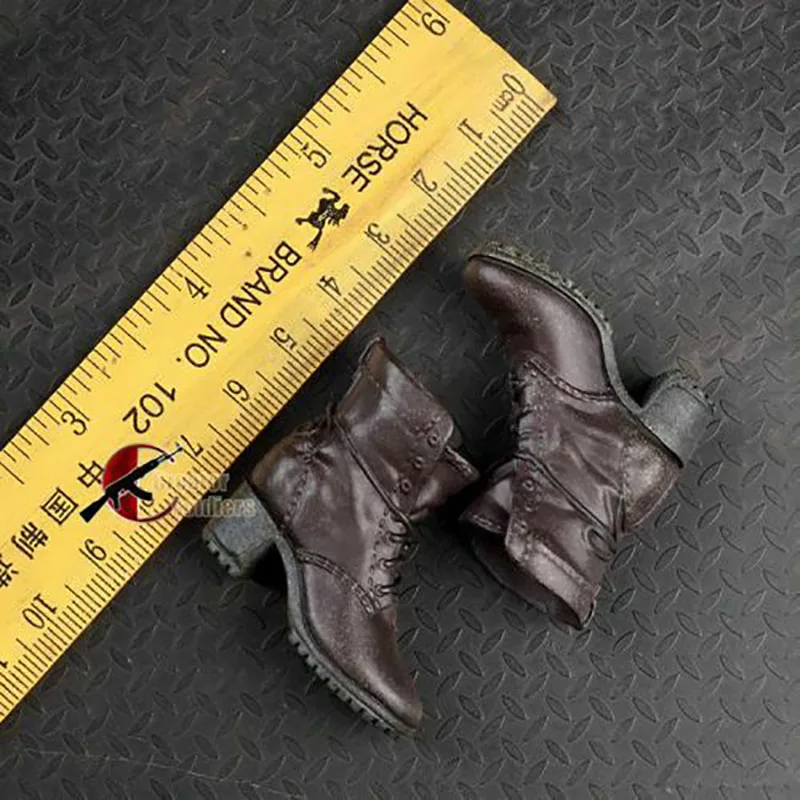 

1/6 Female Red Shoes Model Plastic Witch Boots Accessories Fit 12'' Action Figure Body