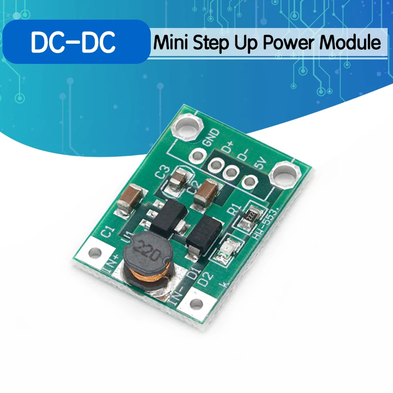 600 мА DC-DC Mini Step Up Модуль питания от 1-5V до 5V Step-up Boost Converter NEW | Электронные компоненты