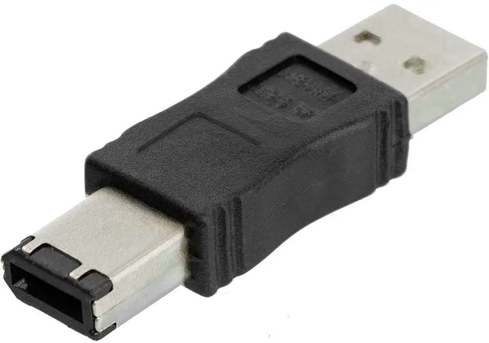 Адаптер NUOLIANXIN Firewire IEEE 1394 6 контактов штекер USB переходник типа А M/M|Кабели для