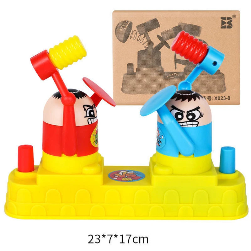 Настольная настольная игра с двойной битвой интерактивная молотком вечерние