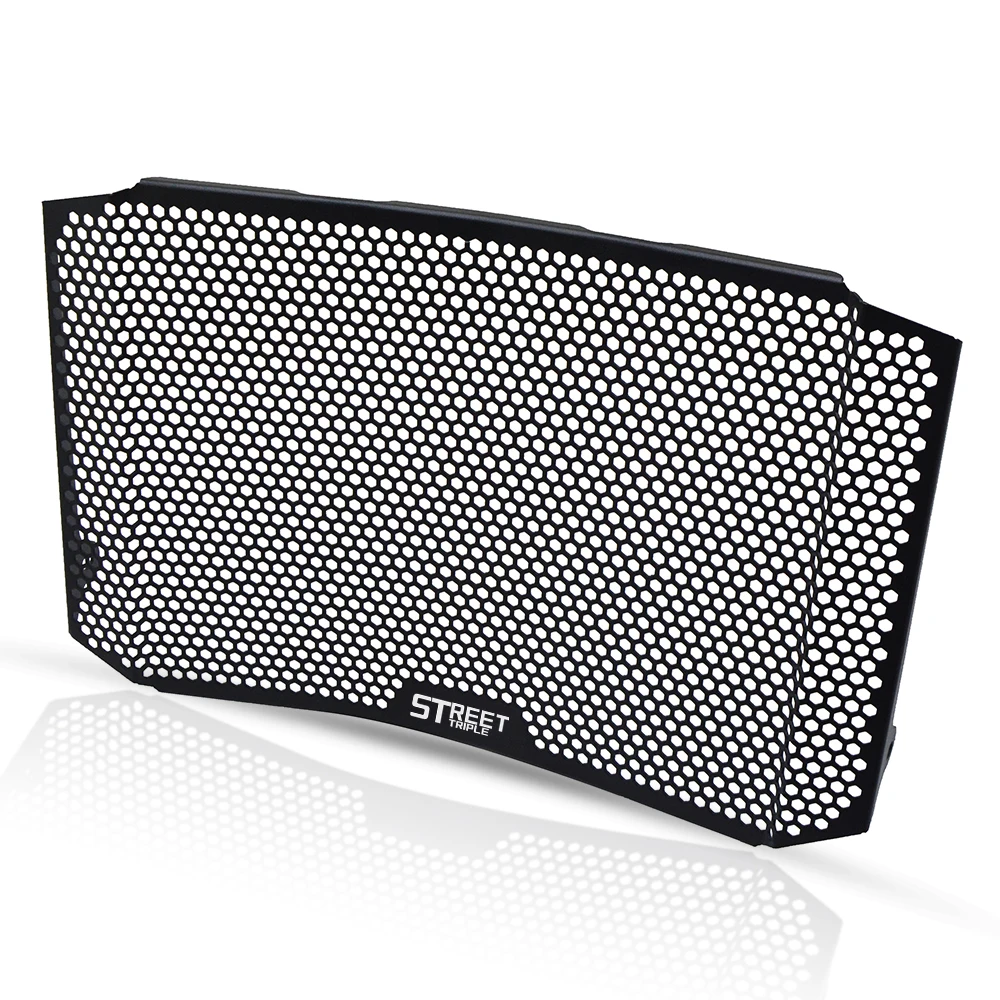 

CNC Aluminum Motorcycle Accessories Radiator Grille Guard Cover Stainless Protection For Triumph Street Triple RX 2015 - 2016